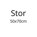 Fotoplakat - 3 billeder i sort/hvid med hvid kant - 50x70cm