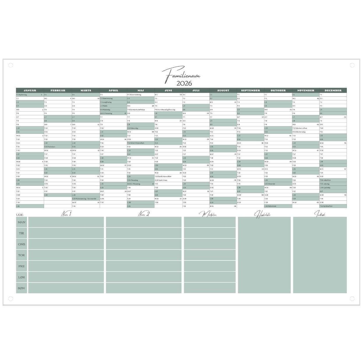 Familiekalender no 1-grøn-1250x1250px