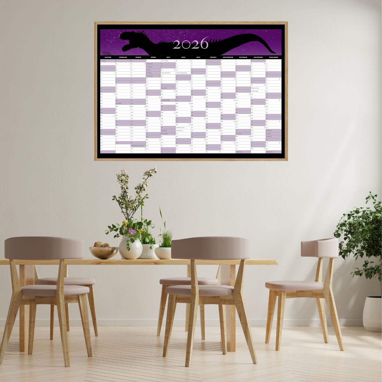 Vægkalender-2026-tyrannosaurus-miljø-1250x1250px