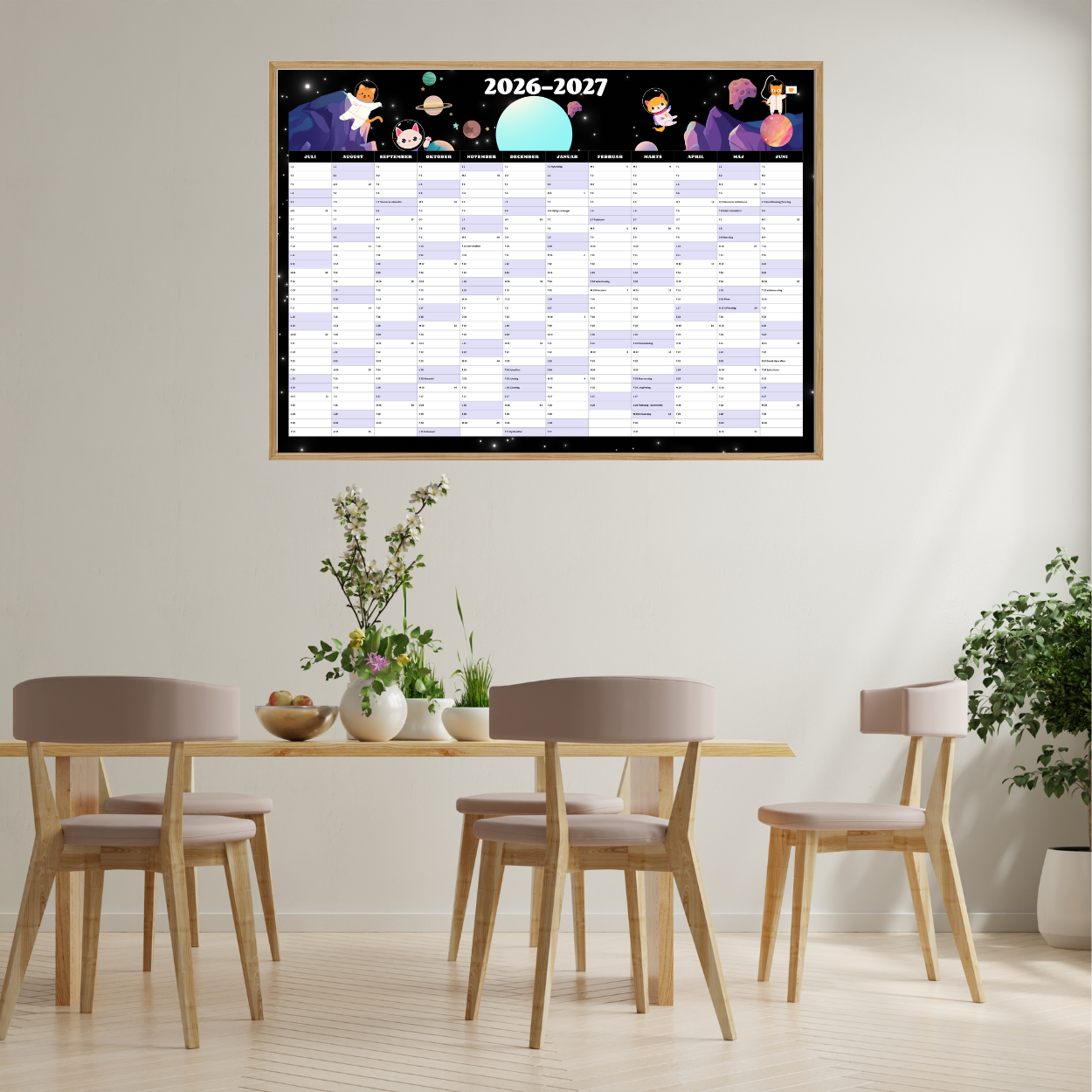 Vægkalender-2026-2027-cuties-space-cats-miljø-1250x1250px
